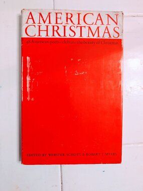 VTG 1965 American Christmas Hallmark 1st Ed HC DJ Poetry Anthology 48 Poets Book